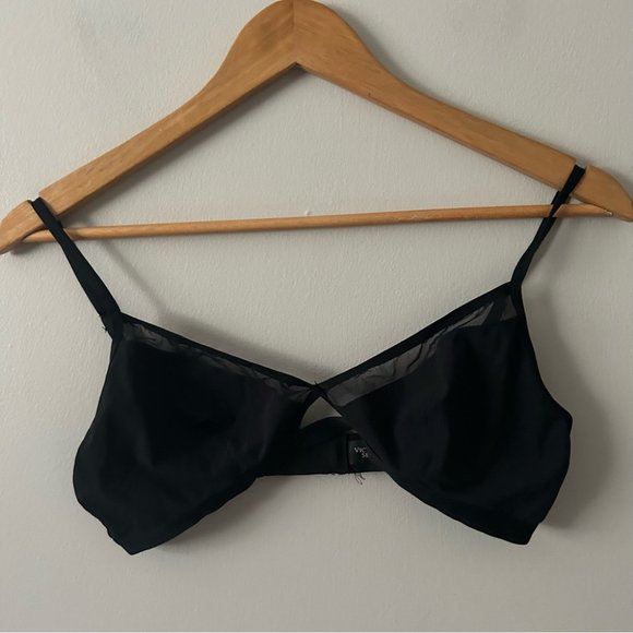Victoria secret black super soft mesh paneling bralette S - Picture 2 of 5